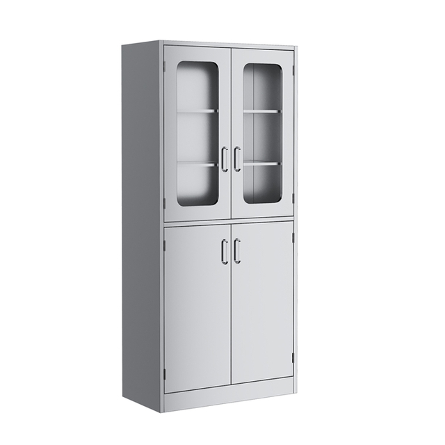 Gabinete alto de acero inoxidable